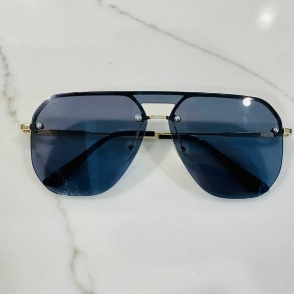 Flat Top Aviator Sunglasses - Picture 4 of 5
